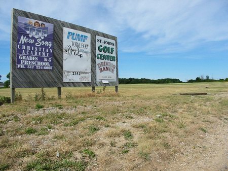 Family Drive-In Theatre - Now A Driving Range - Photo From Water Winter Wonderland